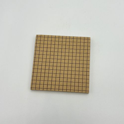 Brown Plaid Sticky notes