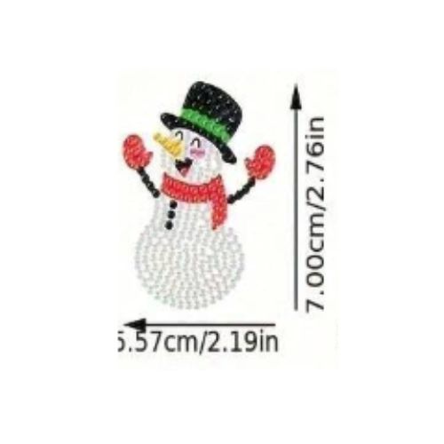 Christmas Snowman Diamond Dot Decoration Kit, Single