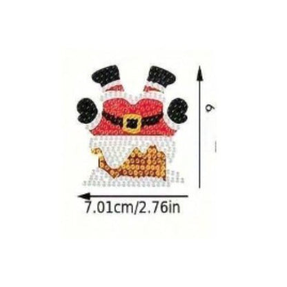 Santa Claus Christmas Diamond Dot Decoration Kit, Single