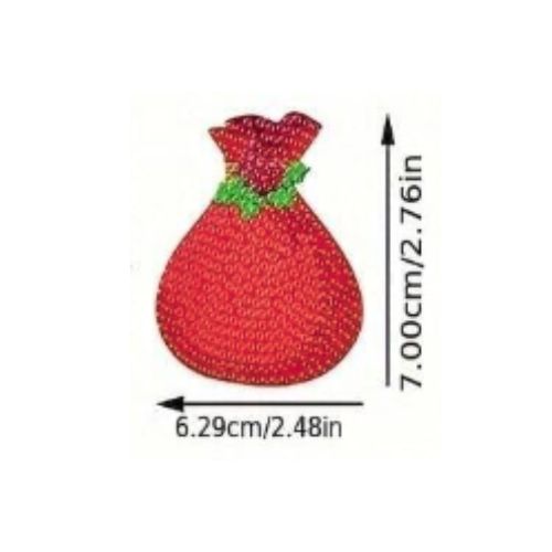 Santa's Gift Sack Christmas Diamond Dot Decoration Kit, Single