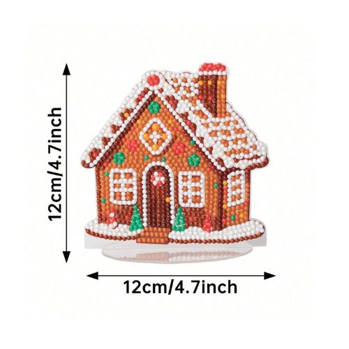 Christmas Colourful House Diamond Dot Decoration Kit