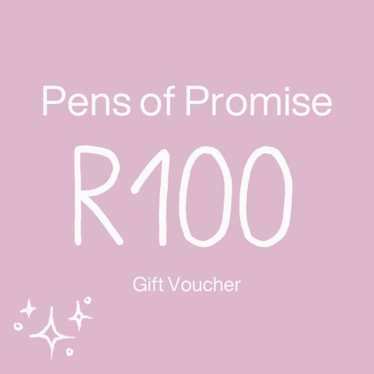 Pens of Promise R100 Voucher