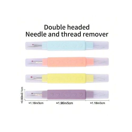 Pastel coloured seam ripper & threader