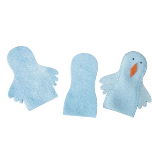 Sew Your Own Bird Finger Puppet