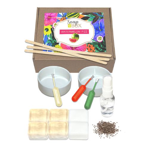 Soap-in-a-Box DIY Watermelon Fizz Kit