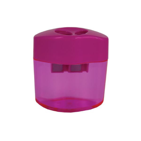 Treeline 2-Hole Barrel Sharpener- pink