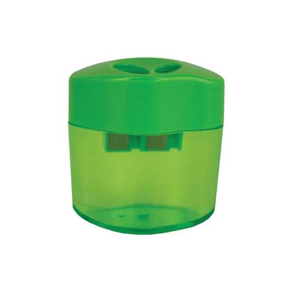 Treeline 2-Hole Barrel Sharpener- Green