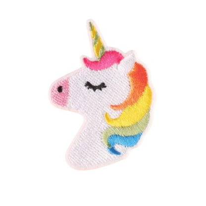 1 Piece cute unicorn embroidery iron on patch