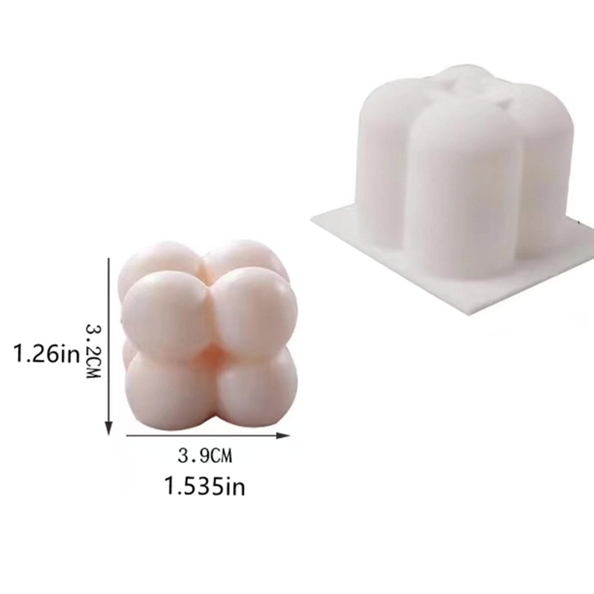 Cube Bubble DIY Candle Mould, Small - Scribble and Scratch