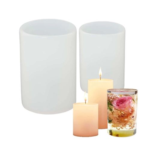 Cylindrical Shaped DIY Candle Mould, Extra Large - Scribble and Scratch