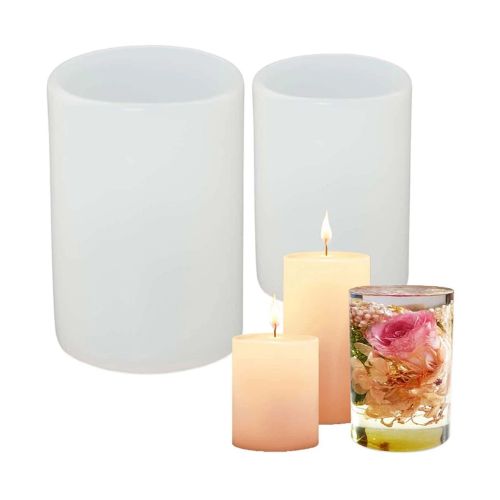 Cylindrical Shaped DIY Candle Mould, Small - Scribble and Scratch