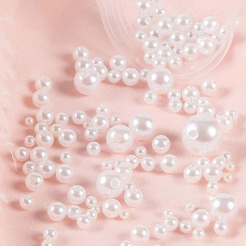 Faux Pearl Beads, 8mm - Scribble and Scratch