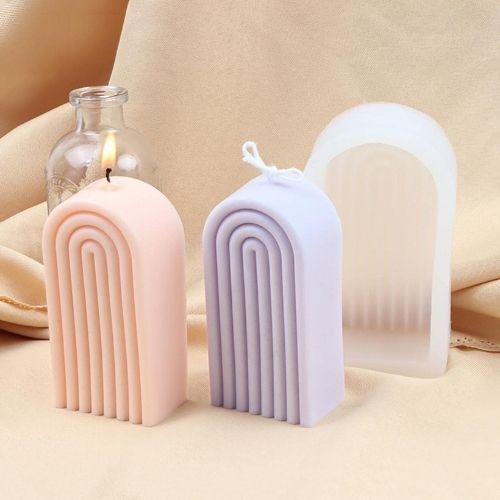 Rainbow Shaped DIY Candle Mould - Scribble and Scratch