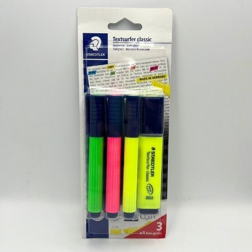 Staedtler Textsurfer Highlighter Wallet 4's - Scribble and Scratch