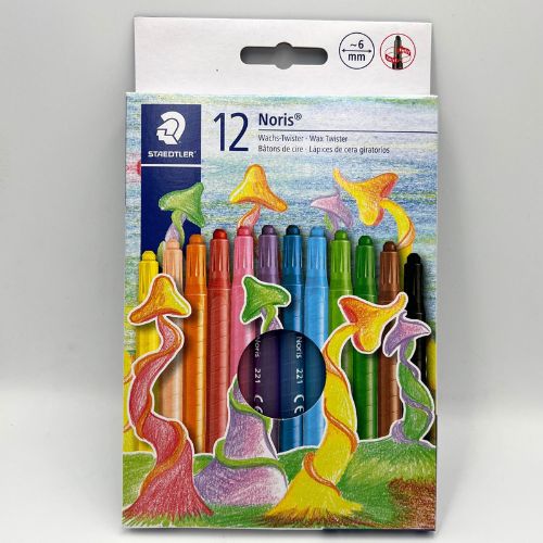 Staedtler Twisters (Retractable) Wax Crayons 12's - Scribble and Scratch