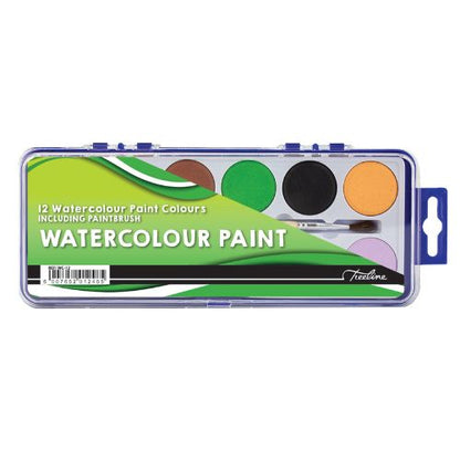 Treeline Watercolour Paints, Set of 12 - Scribble and Scratch