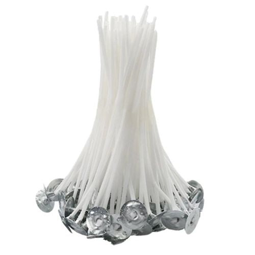 White Candle Wick, 12cm, Set of 10 - Scribble and Scratch